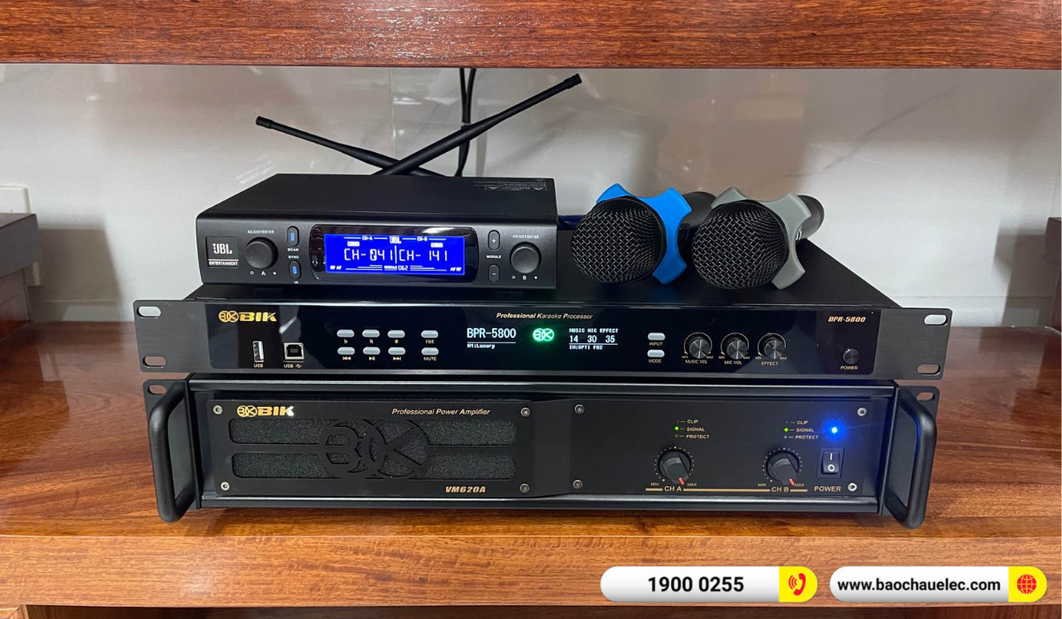 Lắp đặt d&agrave;n karaoke BIK hơn 51tr cho anh Huỳnh tại B&igrave;nh Dương