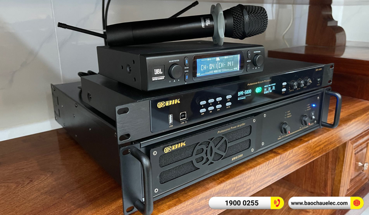 Lắp đặt d&agrave;n karaoke BIK hơn 51tr cho anh Huỳnh tại B&igrave;nh Dương