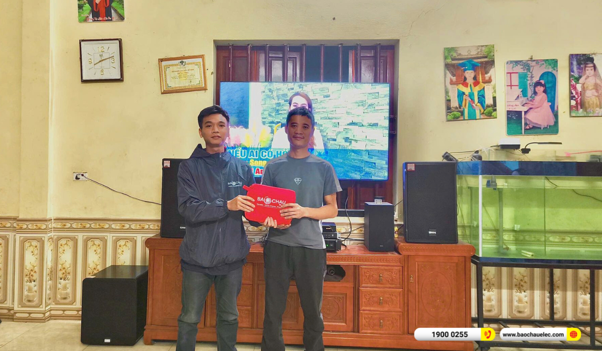 Lắp đặt d&agrave;n karaoke BIK gần 35tr cho anh Huynh tại Bắc Ninh
