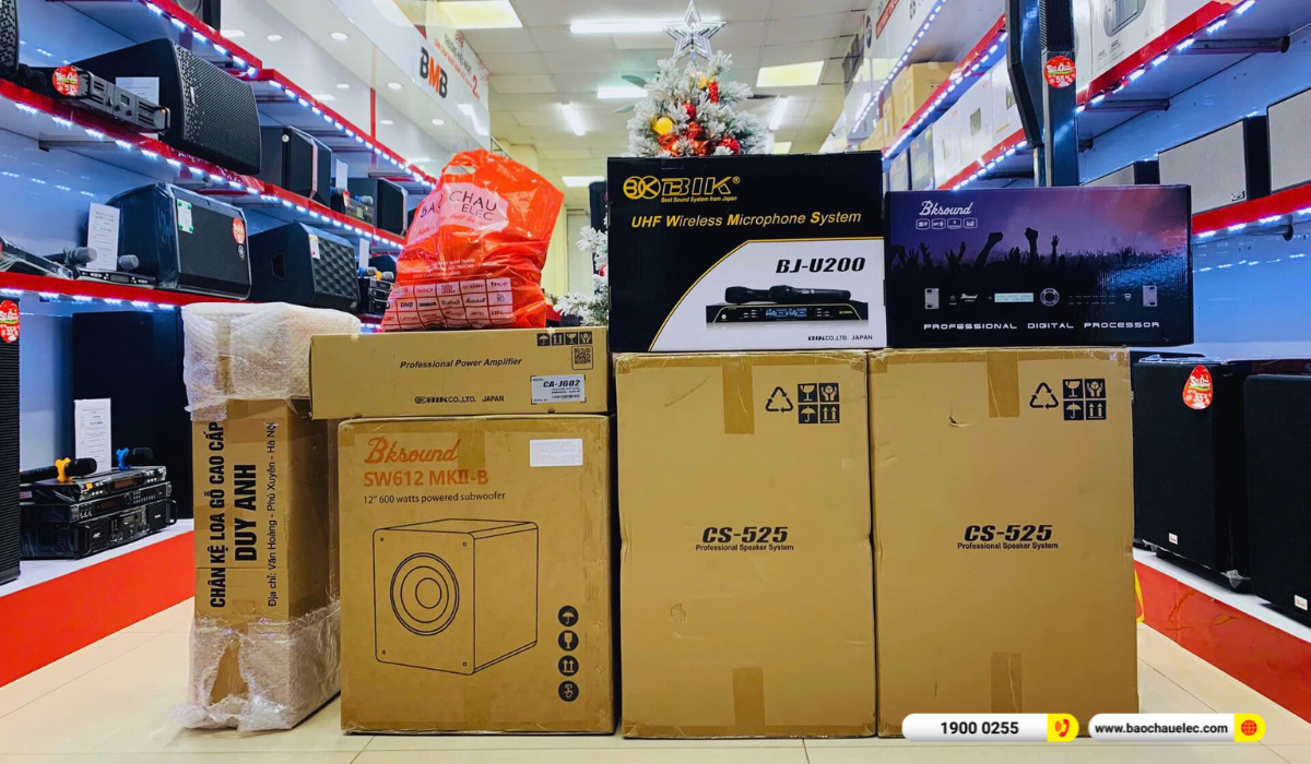 Lắp đặt d&agrave;n karaoke BIK gần 35tr cho anh Huynh tại Bắc Ninh