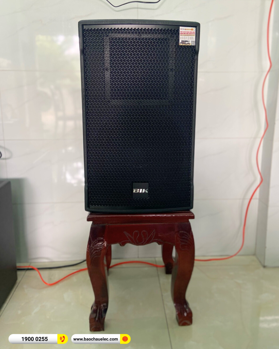 Lắp đặt d&agrave;n karaoke BIK hơn 51tr cho anh Kiệt tại TP HCM