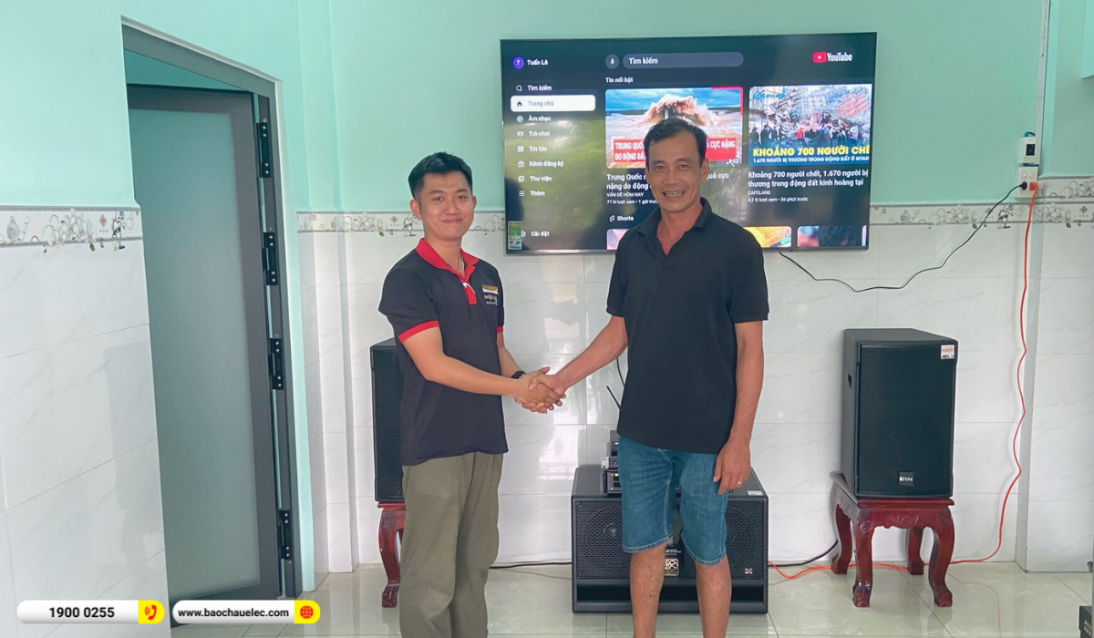 Lắp đặt d&agrave;n karaoke BIK hơn 51tr cho anh Kiệt tại TP HCM