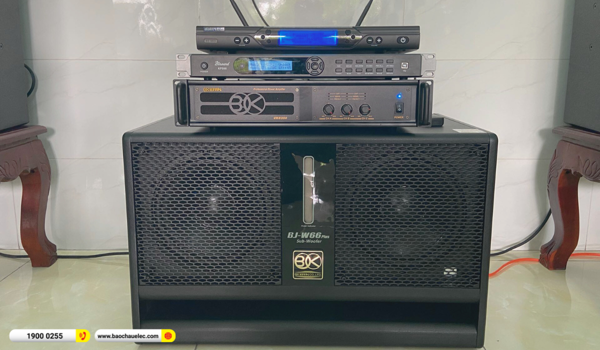 Lắp đặt d&agrave;n karaoke BIK hơn 51tr cho anh Kiệt tại TP HCM