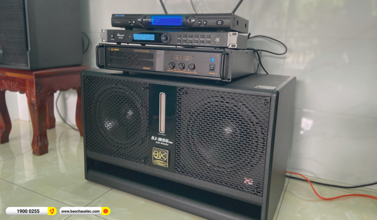 Lắp đặt d&agrave;n karaoke BIK hơn 51tr cho anh Kiệt tại TP HCM