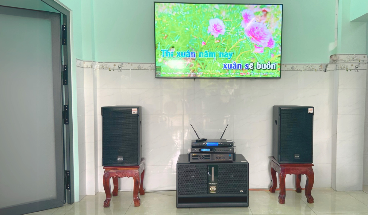 Lắp đặt d&agrave;n karaoke BIK hơn 51tr cho anh Kiệt tại TP HCM