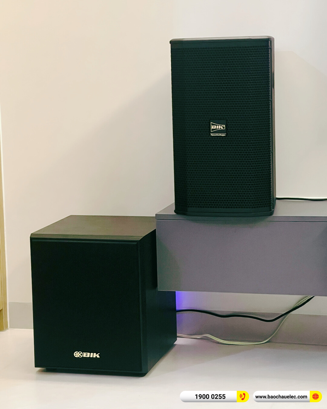 Lắp đặt d&agrave;n karaoke BIK hơn 32tr cho anh Kiệt tại TP HCM
