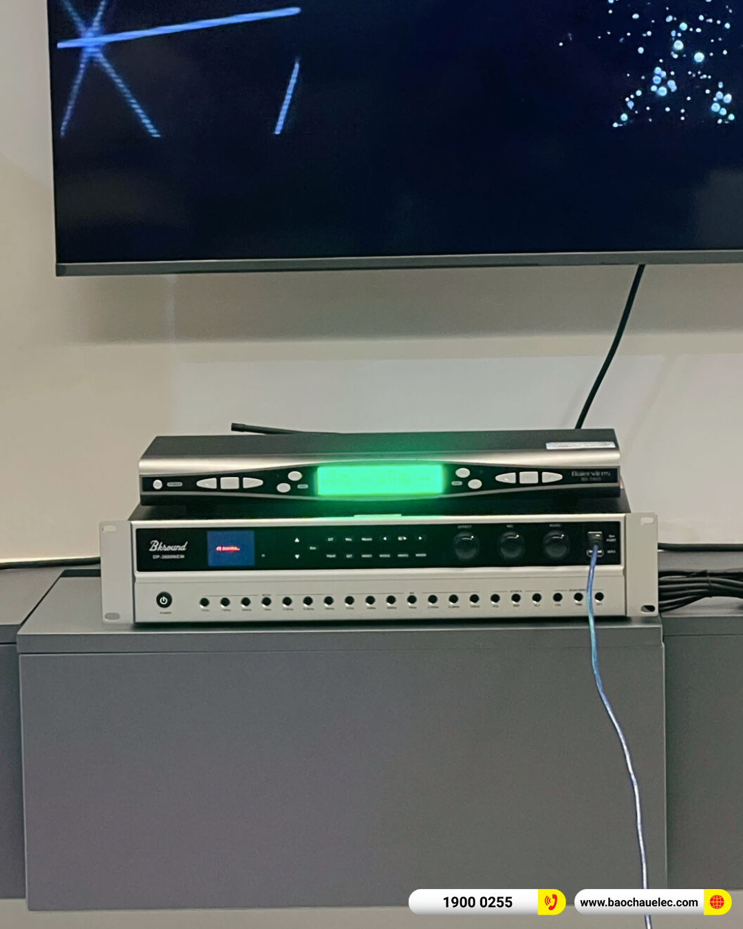 Lắp đặt d&agrave;n karaoke BIK hơn 32tr cho anh Kiệt tại TP HCM