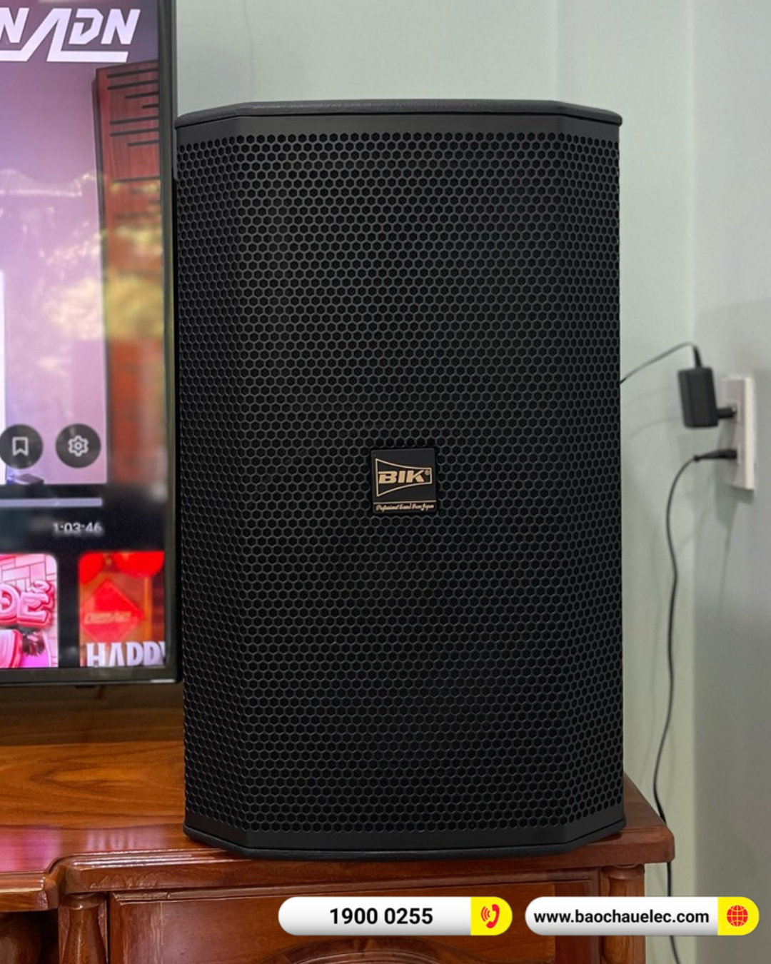 Lắp đặt d&agrave;n karaoke BIK hơn 41tr cho anh Lập tại Đồng Nai