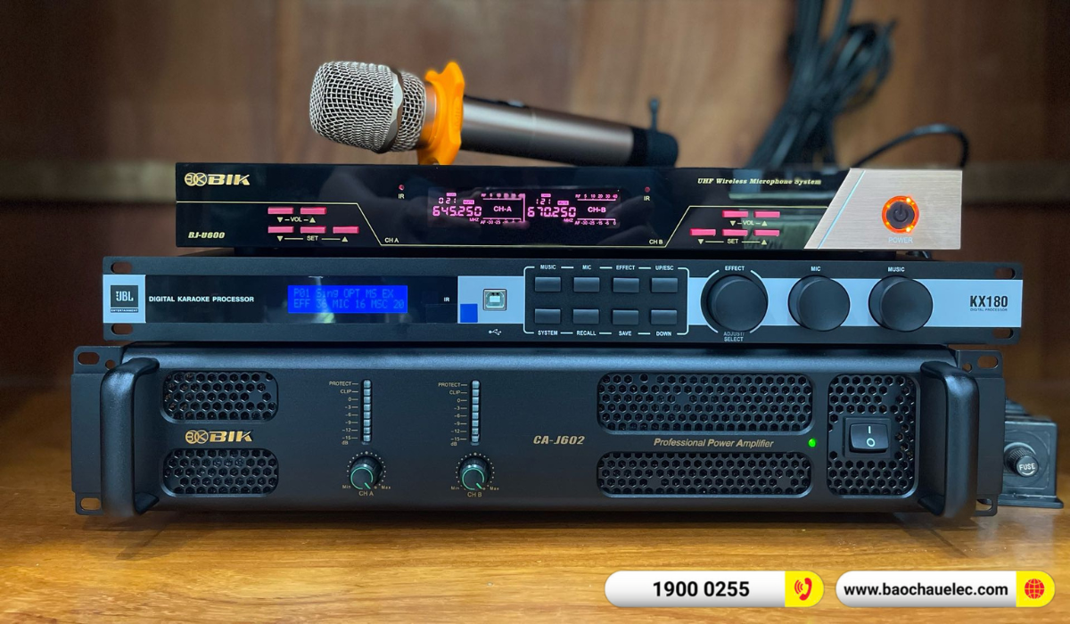 Lắp đặt d&agrave;n karaoke BIK hơn 41tr cho anh Lập tại Đồng Nai