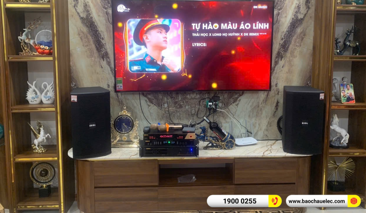 Lắp đặt d&agrave;n karaoke BIK hơn 33tr cho anh Lộc tại Bắc Ninh