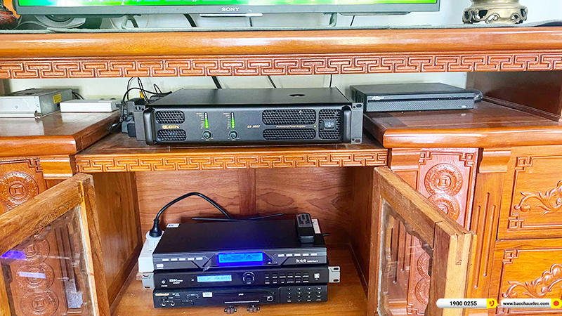 Lắp đặt d&agrave;n karaoke BIK 37tr cho anh Luận ở Hải Ph&ograve;ng