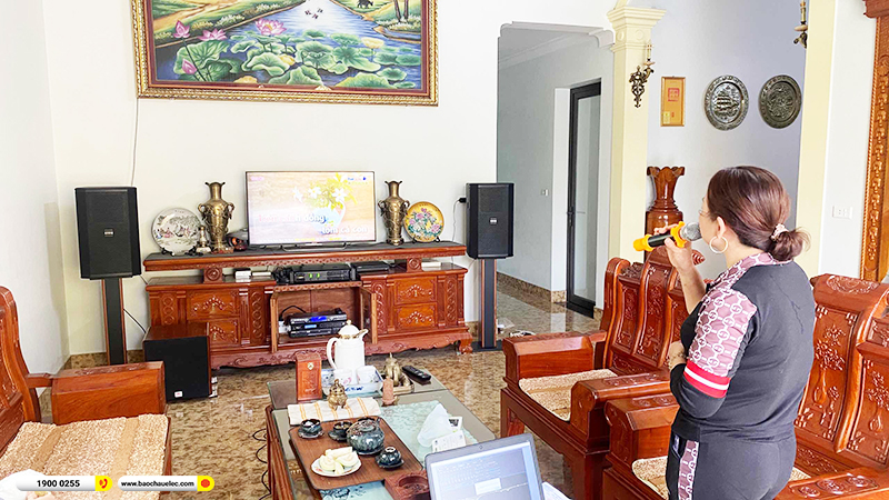 Lắp đặt d&agrave;n karaoke BIK 37tr cho anh Luận ở Hải Ph&ograve;ng 