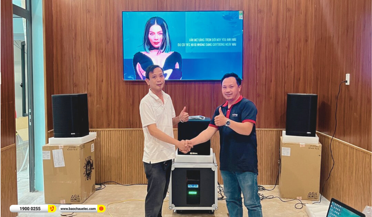 Lắp đặt đ&agrave;n karaoke BIK hơn 40tr cho anh Lu&acirc;n tại Kh&aacute;nh H&ograve;a