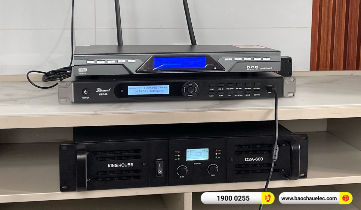 Lắp đặt d&agrave;n karaoke BIK hơn 28tr cho anh Lương tại Ki&ecirc;n Giang