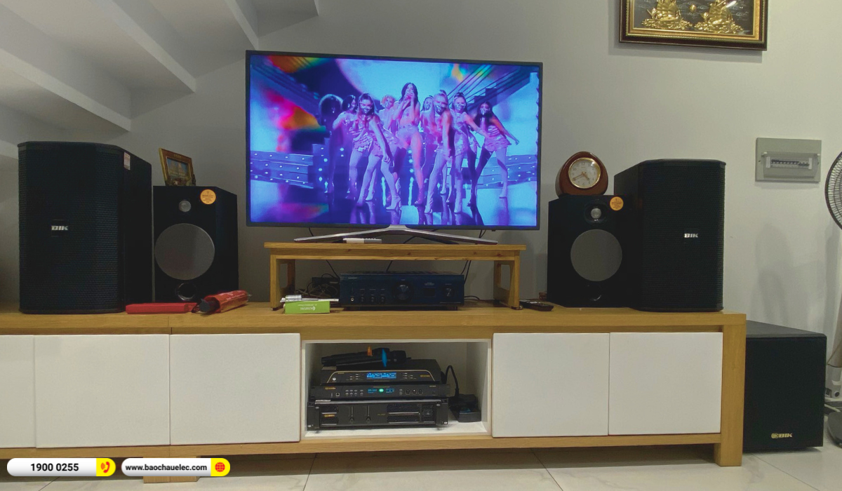 Lắp đặt d&agrave;n karaoke BIK gần 38tr cho anh Mẫn tại TP HCM