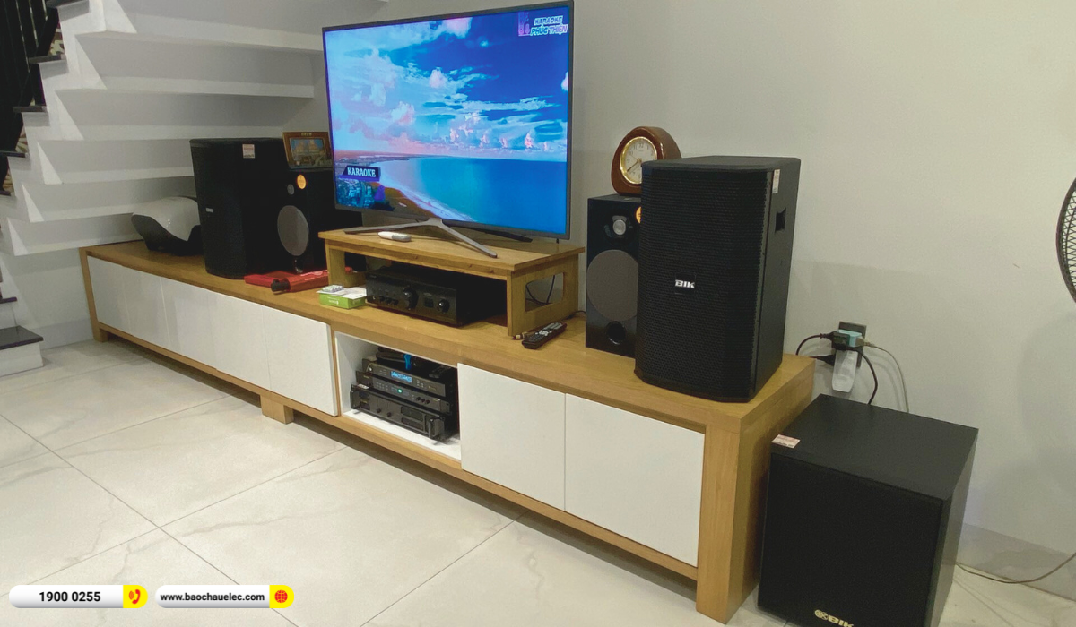Lắp đặt d&agrave;n karaoke BIK gần 38tr cho anh Mẫn tại TP HCM