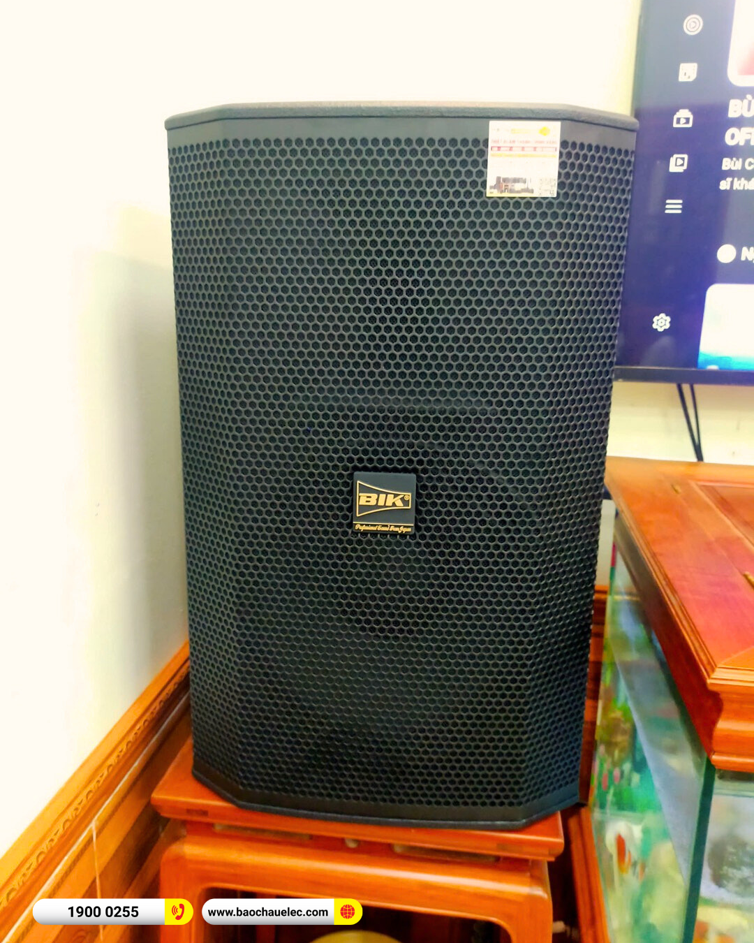 Lắp đặt d&agrave;n karaoke BIK gần 42tr cho anh Nhất tại Bắc Ninh