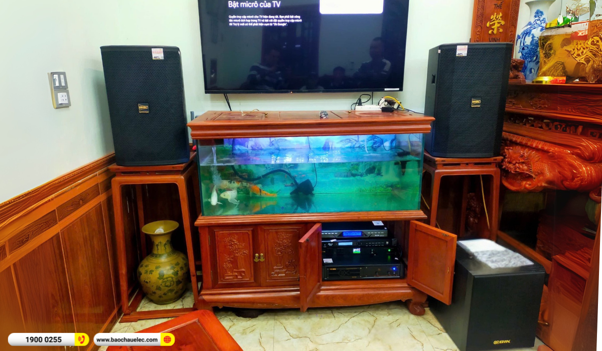 Lắp đặt d&agrave;n karaoke BIK gần 42tr cho anh Nhất tại Bắc Ninh