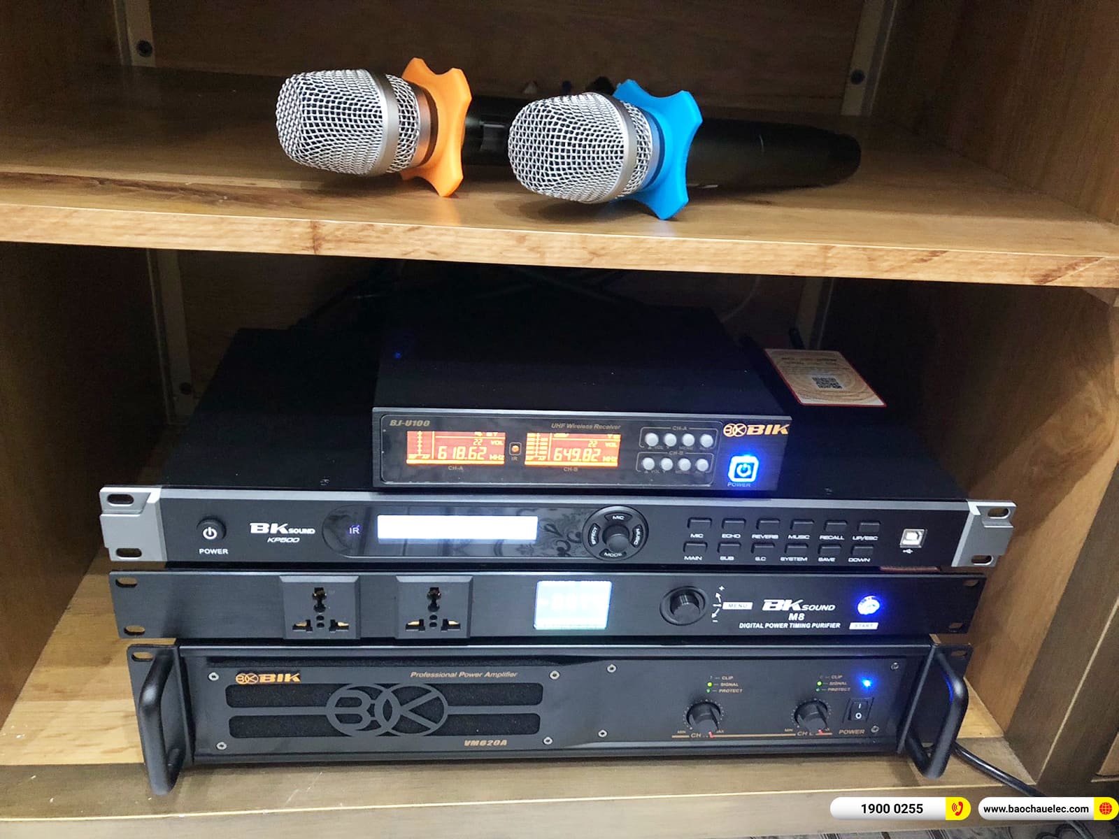 Lắp đặt d&agrave;n karaoke BIK gần 35tr cho anh Quang ở B&igrave;nh Dương