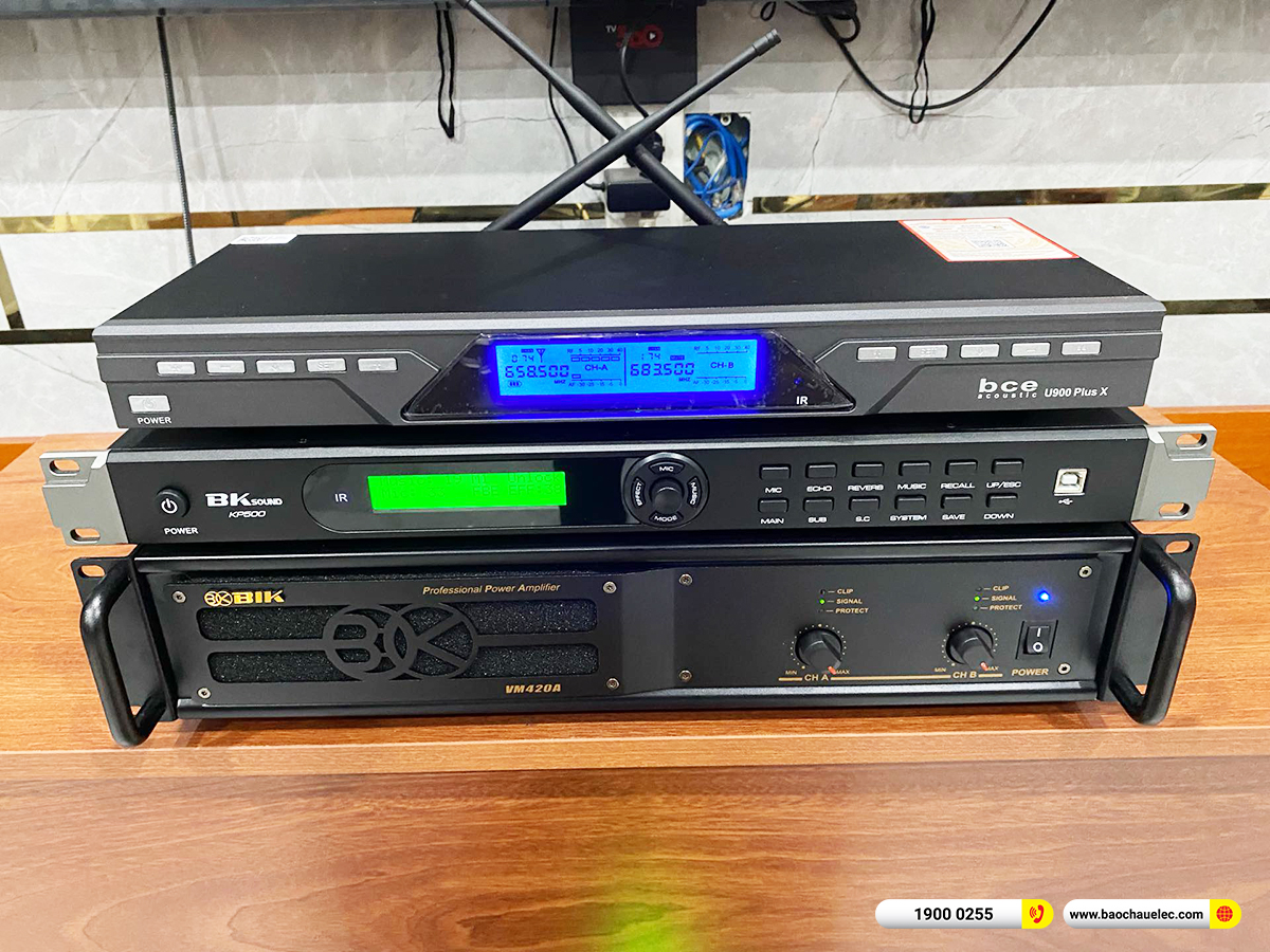 Lắp đặt d&agrave;n karaoke BIK gần 32tr cho anh Qu&yacute; ở B&igrave;nh Dương
