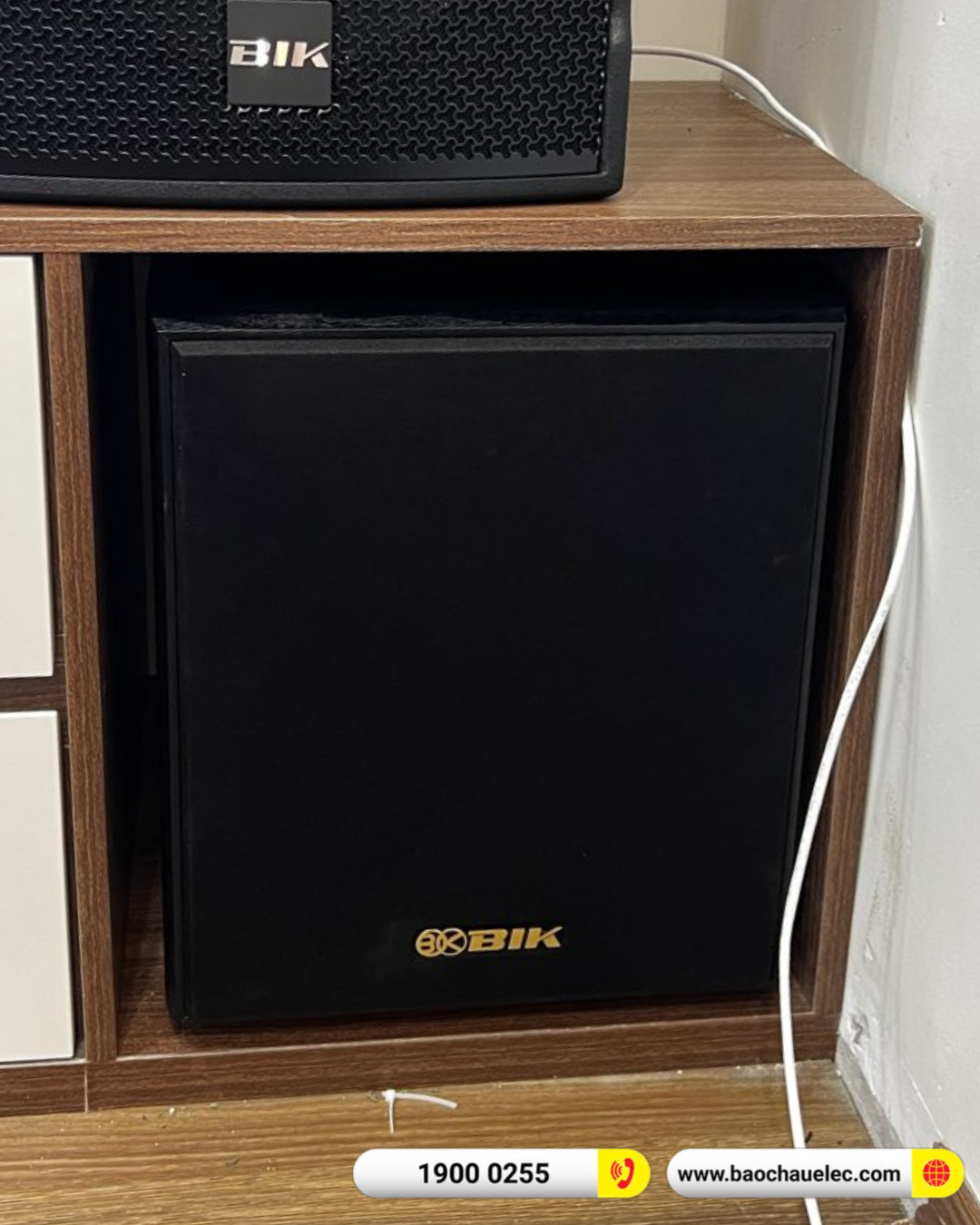 Lắp đặt d&agrave;n karaoke BIK hơn 43tr cho anh Sơn tại H&agrave; Nội