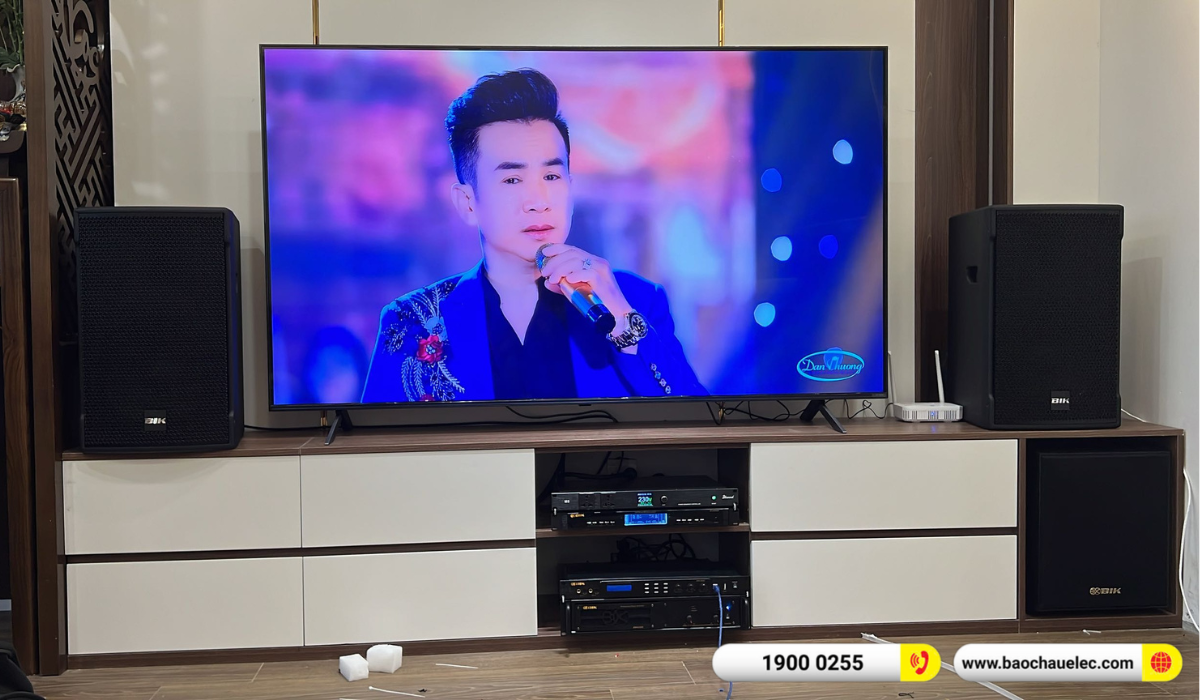 Lắp đặt d&agrave;n karaoke BIK hơn 43tr cho anh Sơn tại H&agrave; Nội