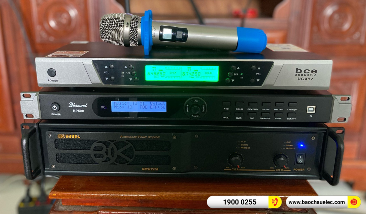 Lắp đặt d&agrave;n karaoke BIK hơn 30tr cho anh Thắng tại Đồng Nai
