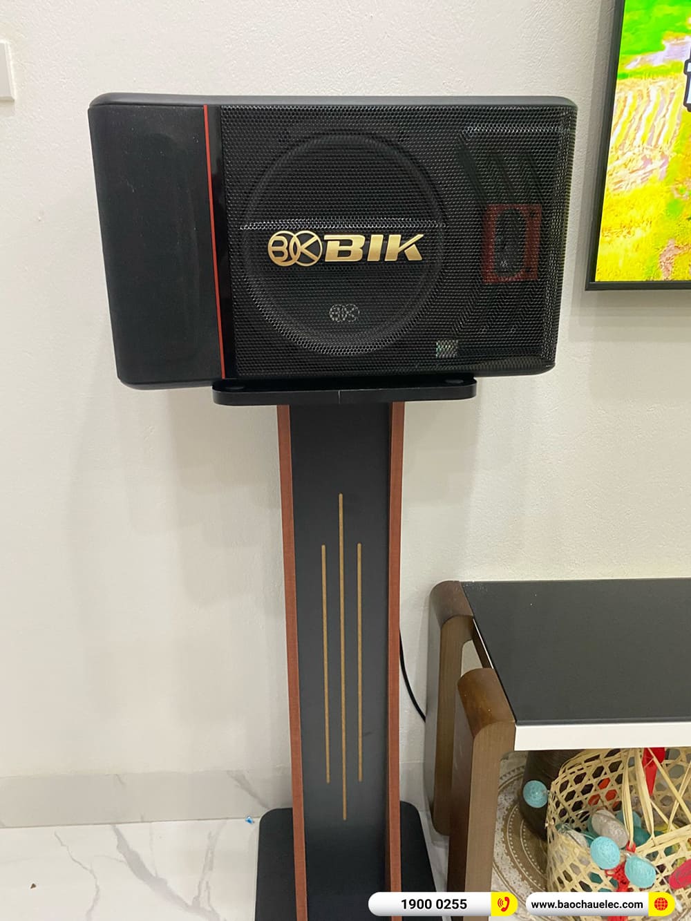 Lắp đặt dàn karaoke BIK gần 19tr cho anh Thành ở Hà Nội