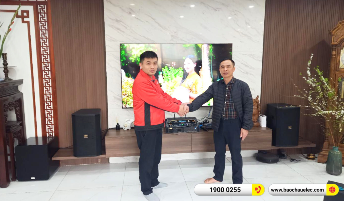 Lắp đặt d&agrave;n karaoke BIK hơn 41tr cho anh Th&iacute;ch tại H&agrave; Nội