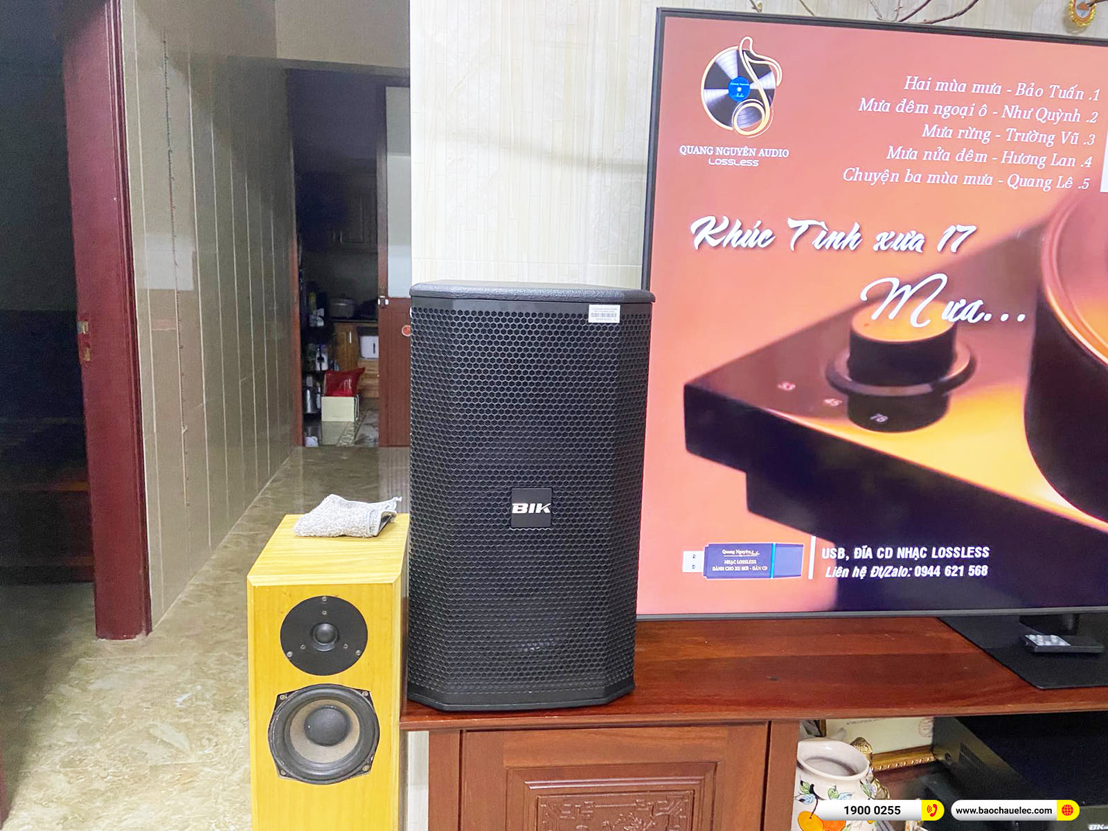 Lắp đặt d&agrave;n karaoke BIK gần 24tr cho anh Toản ở Hải Ph&ograve;ng