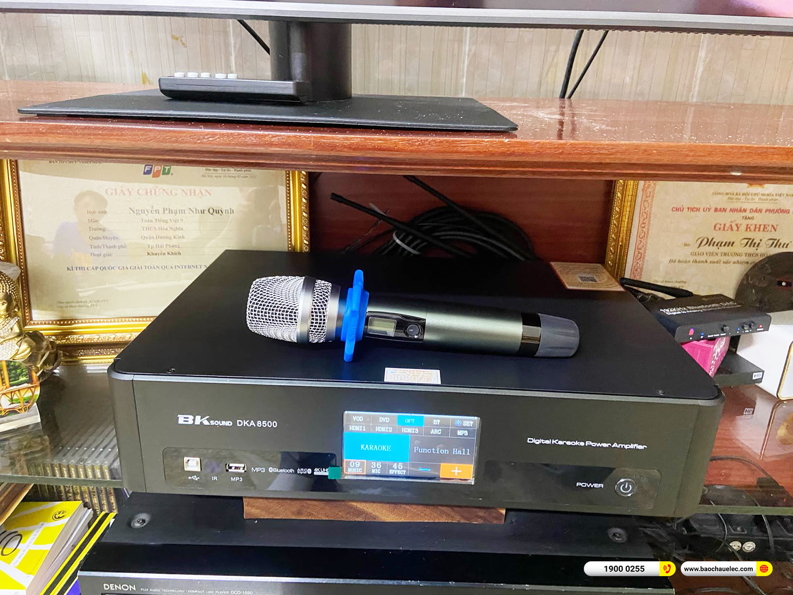 Lắp đặt d&agrave;n karaoke BIK gần 24tr cho anh Toản ở Hải Ph&ograve;ng