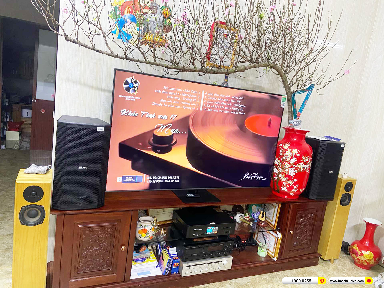 Lắp đặt d&agrave;n karaoke BIK gần 24tr cho anh Toản ở Hải Ph&ograve;ng