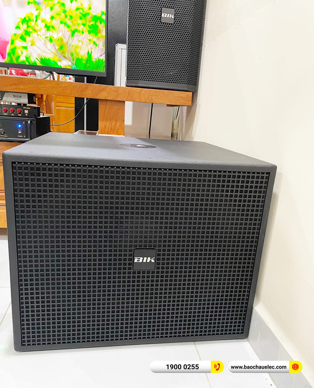 Lắp đặt d&agrave;n karaoke BIK hơn 45tr cho anh To&aacute;n ở TPHCM