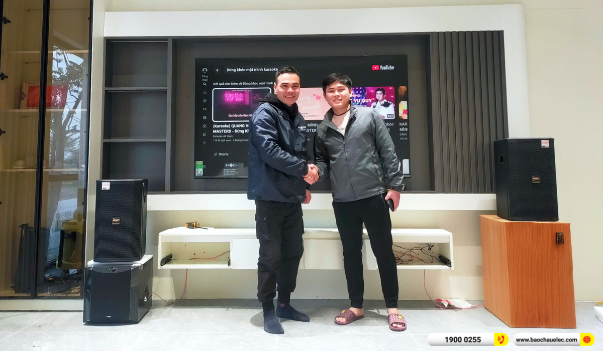 Lắp đặt d&agrave;n karaoke BIK gần 37tr cho anh Trọng tại Bắc Ninh