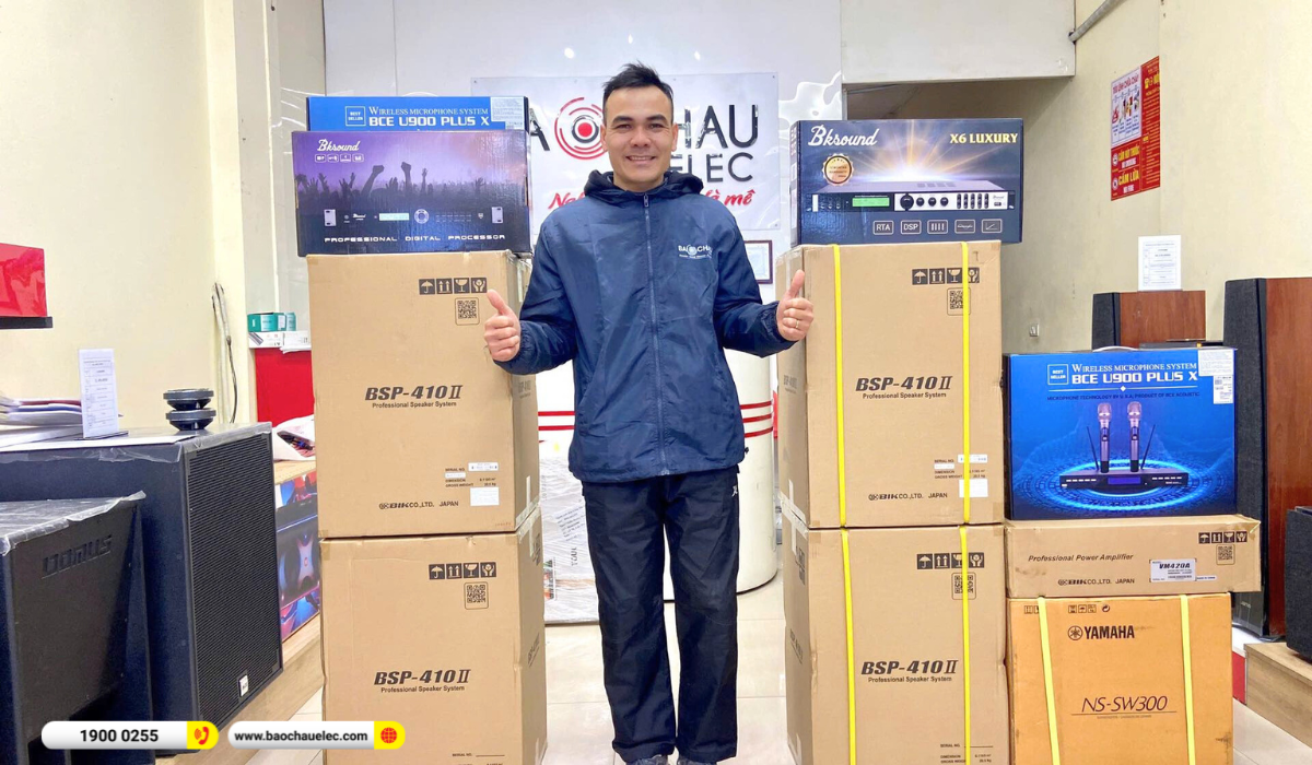 Lắp đặt d&agrave;n karaoke BIK gần 37tr cho anh Trọng tại Bắc Ninh