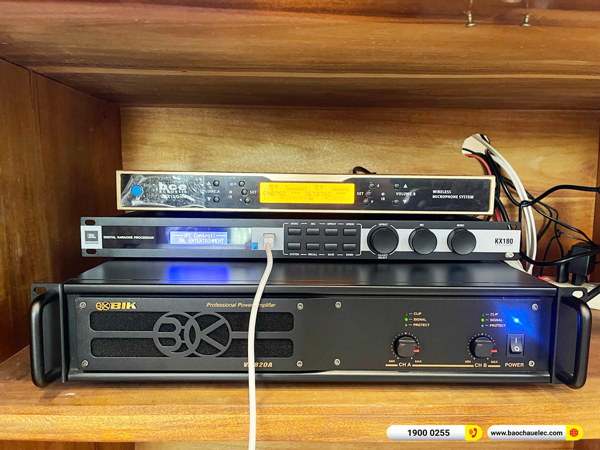 Lắp đặt d&agrave;n karaoke BIK gần 53tr cho anh Trường ở Hậu Giang