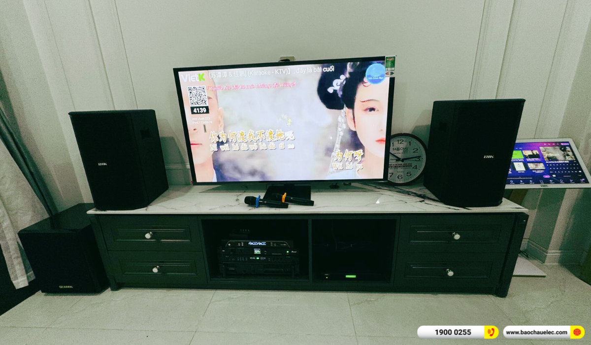 Lắp đặt d&agrave;n karaoke BIK gần 53tr cho anh V&acirc;n L&acirc;m tại TP HCM