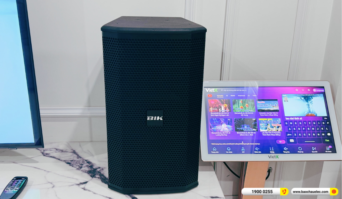 Lắp đặt d&agrave;n karaoke BIK gần 53tr cho anh V&acirc;n L&acirc;m tại TP HCM