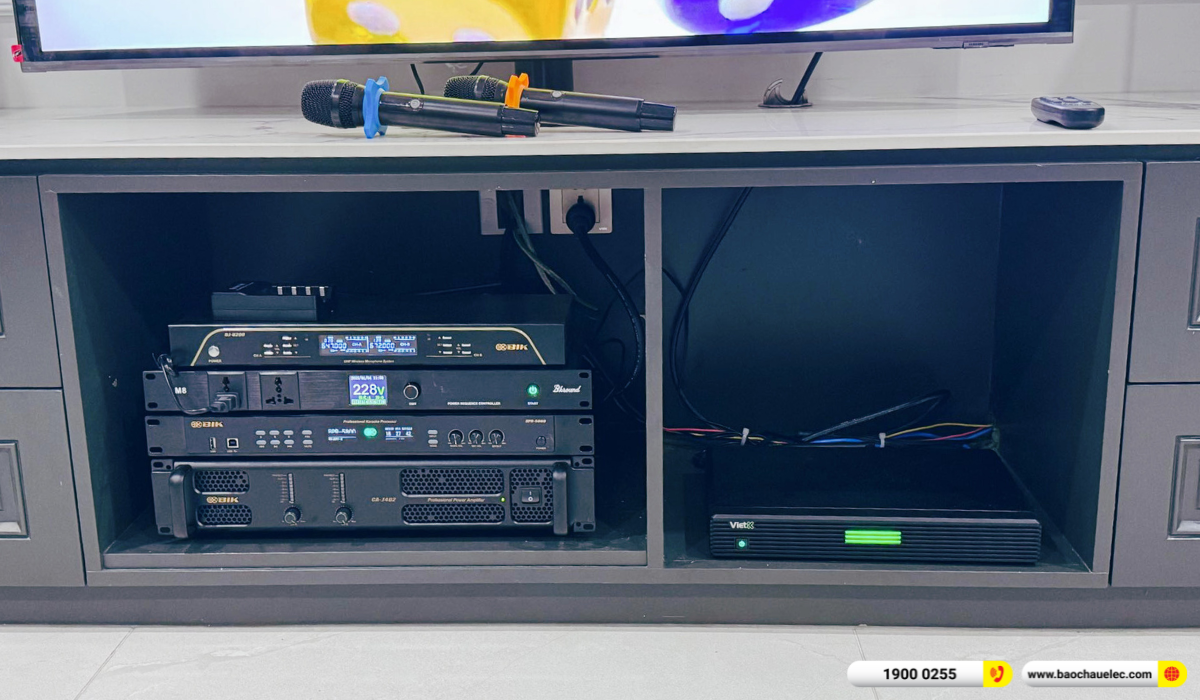 Lắp đặt d&agrave;n karaoke BIK gần 53tr cho anh V&acirc;n L&acirc;m tại TP HCM