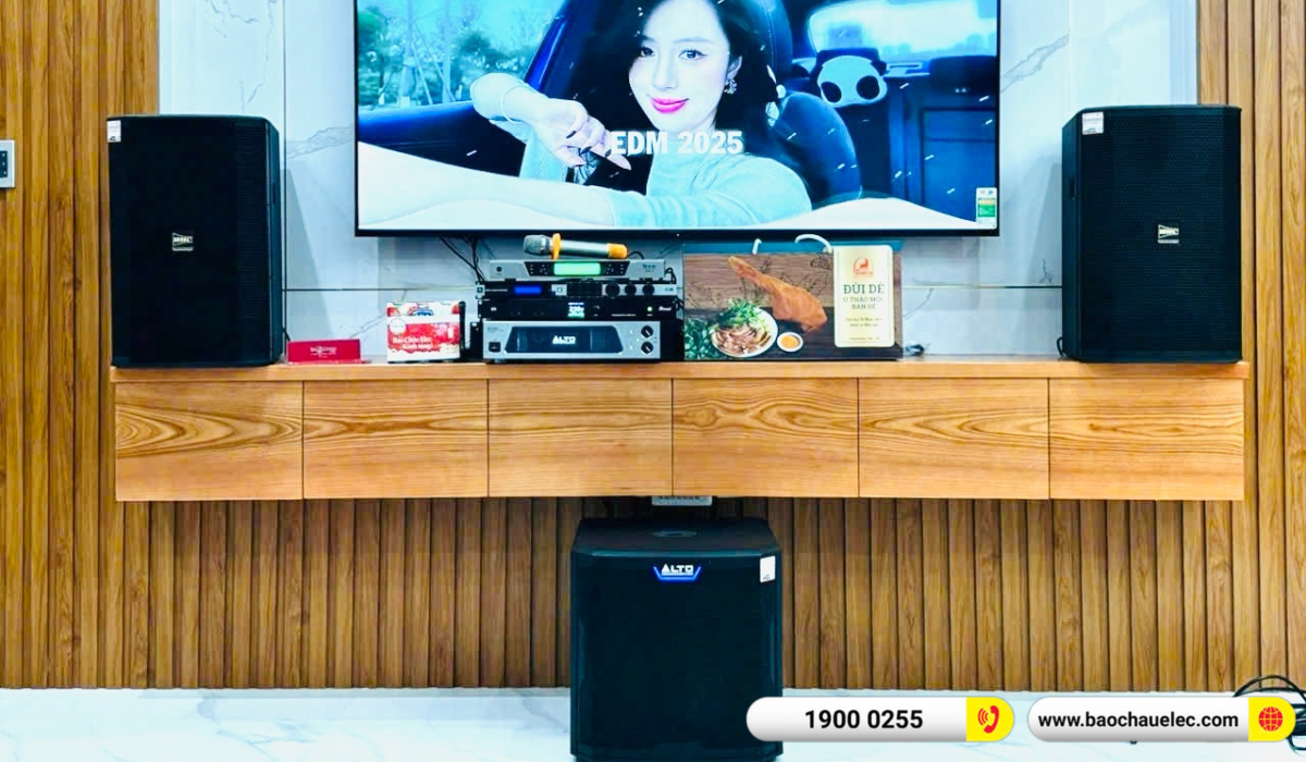 Lắp đặt d&agrave;n karaoke BIK hơn 42tr cho anh Vi&ecirc;n tại Vũng T&agrave;u