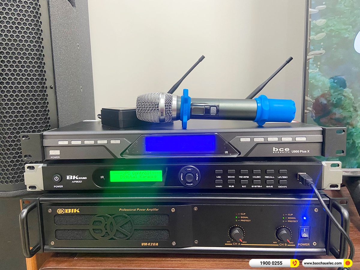Lắp đặt d&agrave;n karaoke BIK hơn 33tr cho anh Vinh ở Hải Ph&ograve;ng