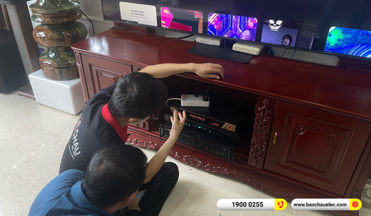 Lắp đặt d&agrave;n karaoke Bik hơn 48tr cho anh Vững tại Đồng Nai