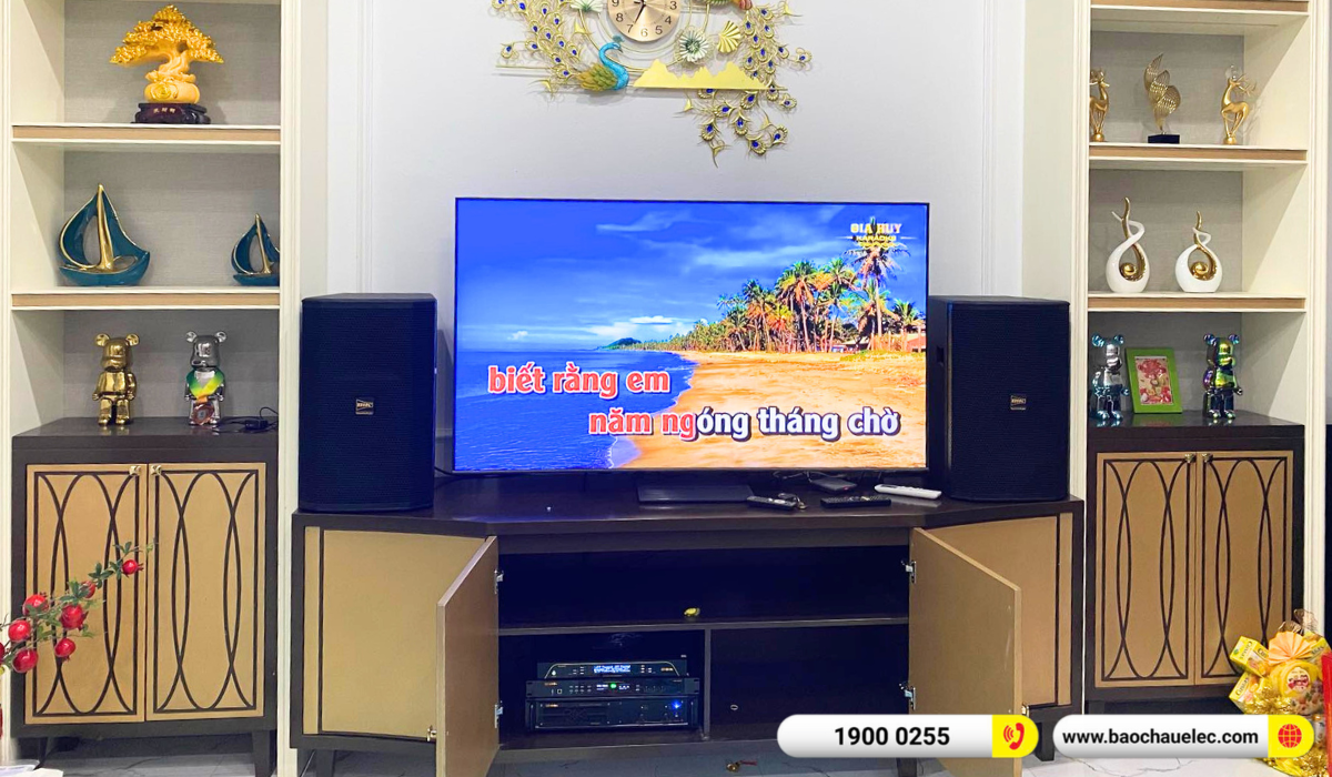 Lắp đặt d&agrave;n karaoke BIK hơn 35tr cho b&aacute;c Hằng tại H&agrave; Nội