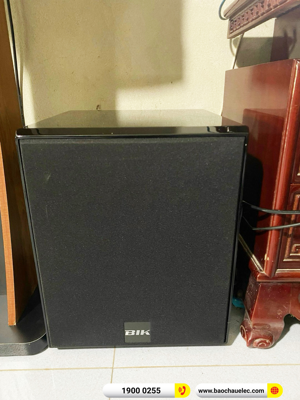 Lắp đặt d&agrave;n karaoke BIK hơn 34tr cho b&aacute;c Ph&uacute;c ở Thanh H&oacute;a