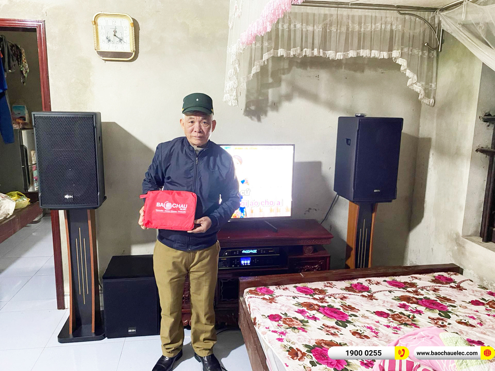 Lắp đặt d&agrave;n karaoke BIK hơn 34tr cho b&aacute;c Ph&uacute;c ở Thanh H&oacute;a