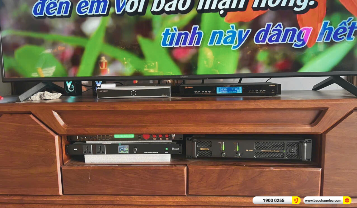 Lắp đặt d&agrave;n karaoke BIK gần 50tr cho B&aacute;c Thiều tại Bắc Giang