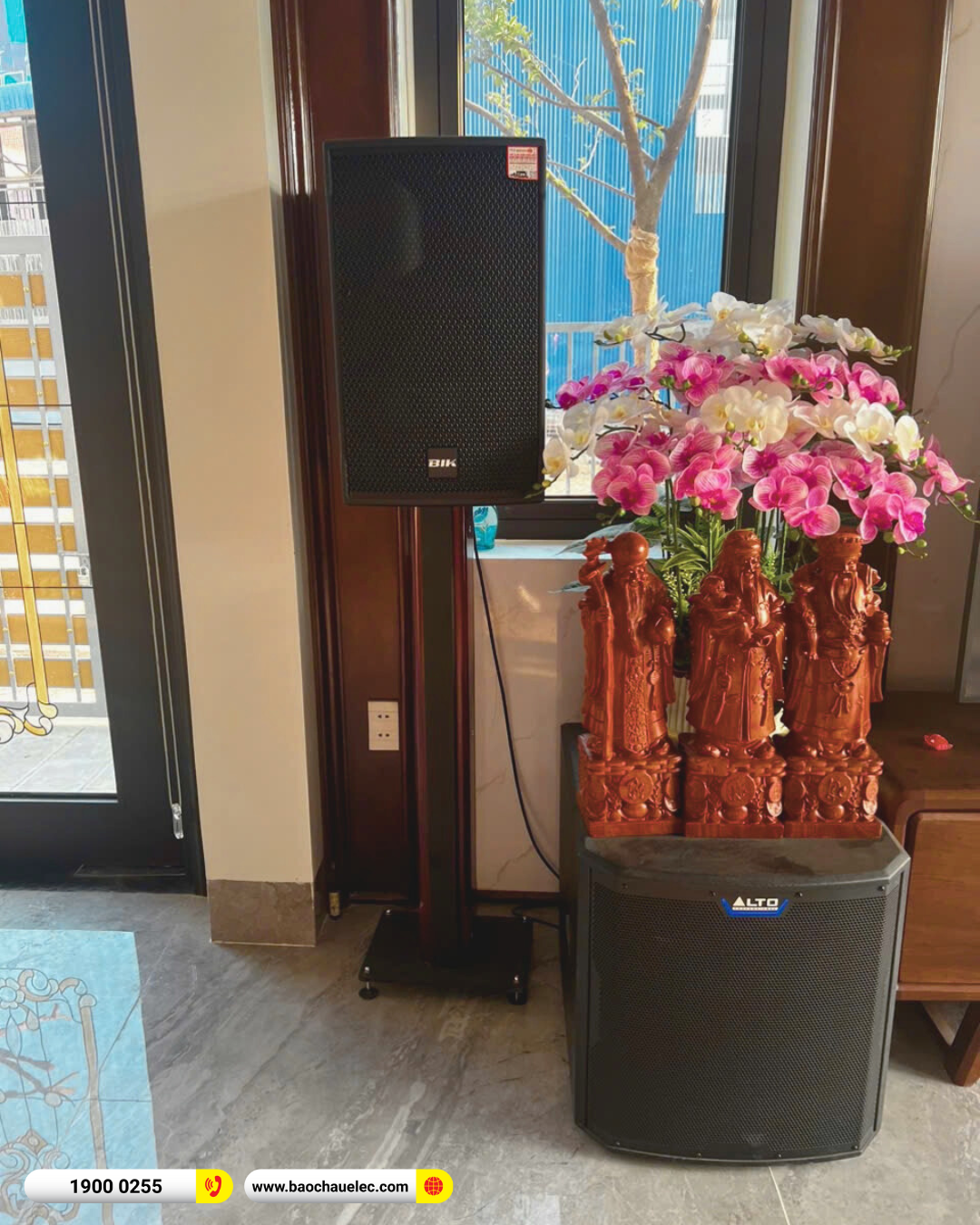 Lắp đặt d&agrave;n karaoke BIK gần 50tr cho B&aacute;c Thiều tại Bắc Giang
