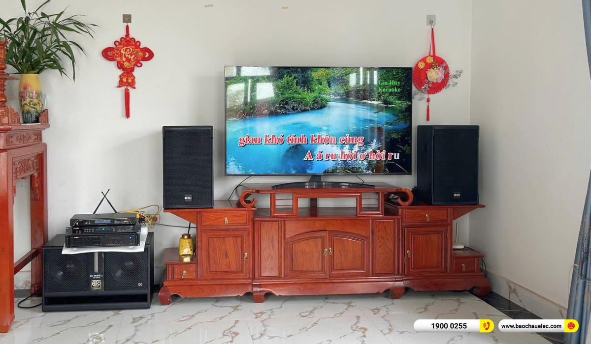 Lắp đặt dàn karaoke BIK gần 45tr cho bác Thuyết tại Bắc Giang