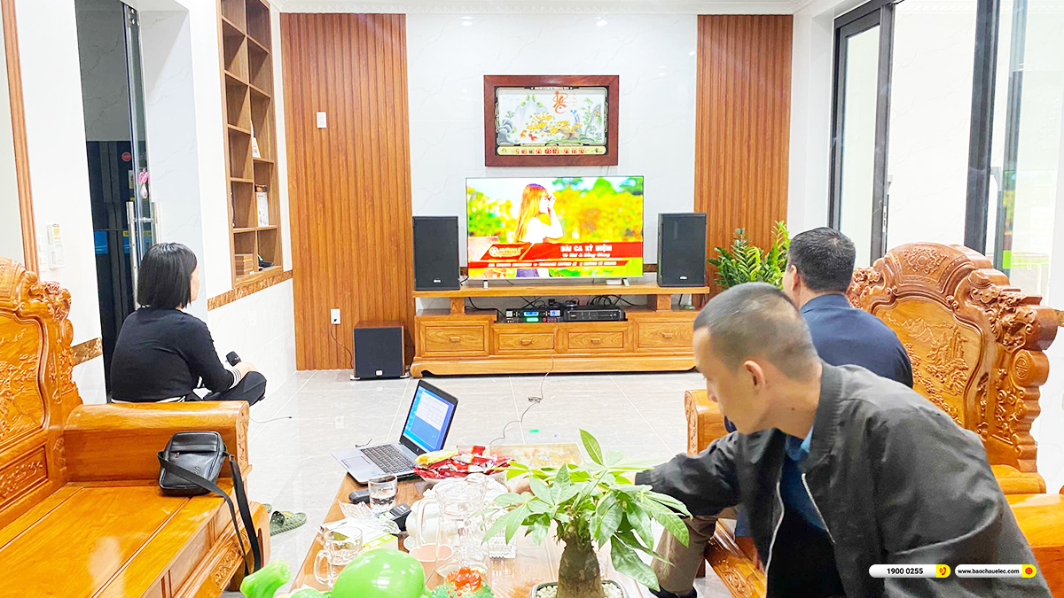 Lắp đặt d&agrave;n karaoke BIK gần 36tr cho chị Khuy ở Hải Ph&ograve;ng