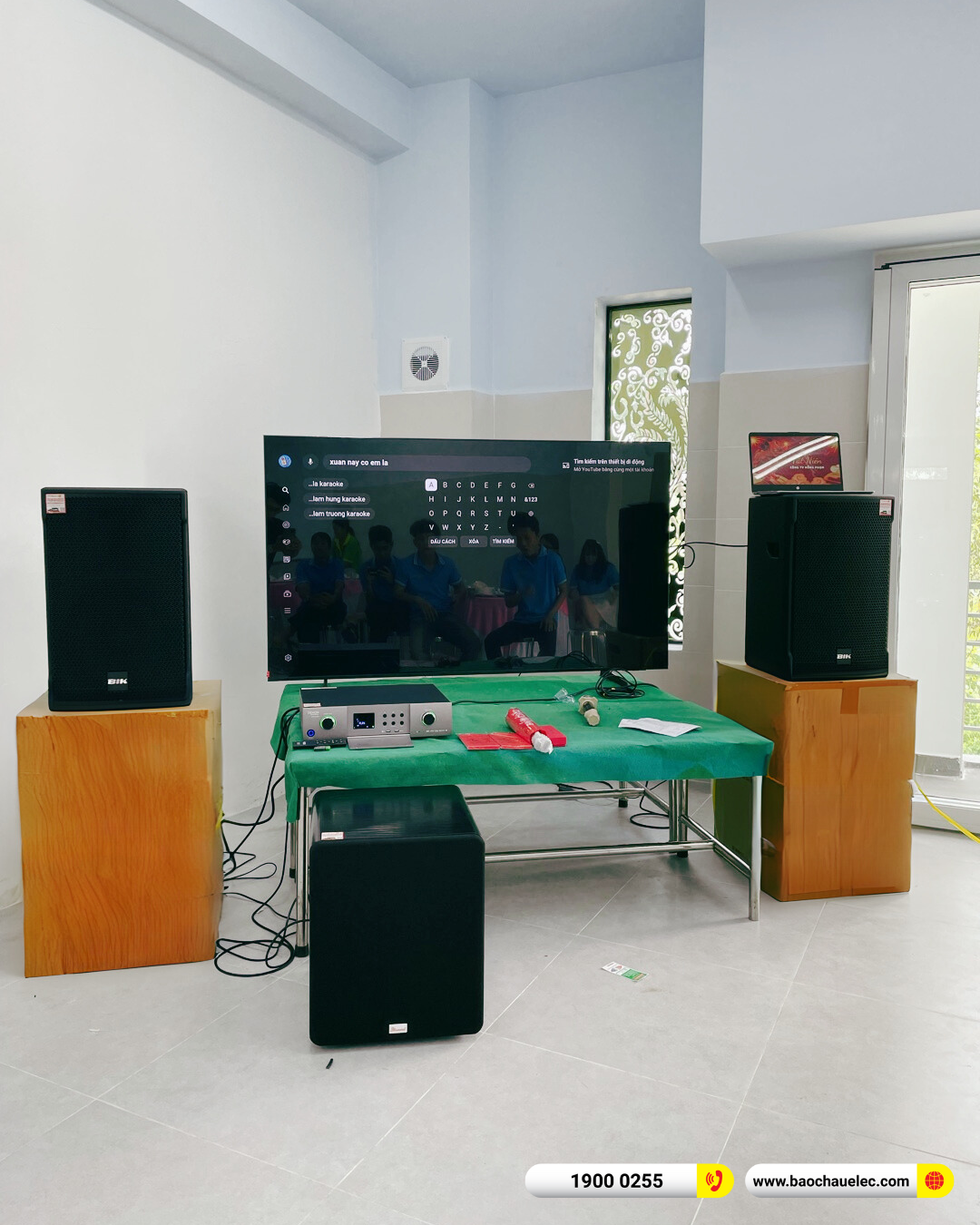 Lắp đặt d&agrave;n karaoke BIK gần 32tr cho chị Minh Lu&acirc;n tại TP HCM